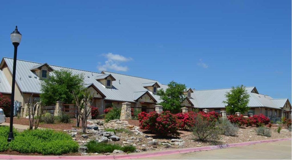 360officeexteriorbackcourtyard Colleyville, TX Cosmetic and Family Dentistry of North Texas